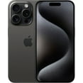 thumbnail image 1 of Restored Apple iPhone 15 Pro - Cricket Wireless- 256 GB Black Titanium (Refurbished), 1 of 6