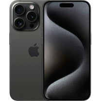 Restored Apple iPhone 15 Pro - Fully Unlocked - 128 GB Black Titanium (Refurbished)