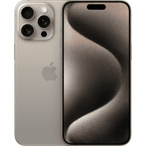 Restored Apple iPhone 15 Pro Max - Carrier Unlocked - 1 TB Natural Titanium (Refurbished)