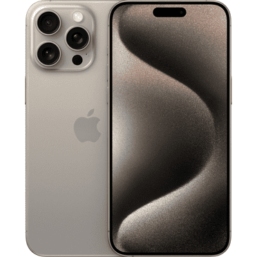 Restored Apple iPhone 15 Pro Max - Carrier Unlocked - 1 TB Natural Titanium (Refurbished)