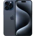 thumbnail image 1 of Restored Apple iPhone 15 Pro Max - AT&T - 256 GB Blue Titanium (Refurbished), 1 of 6