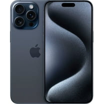 Restored Apple iPhone 15 Pro Max - AT&T - 256 GB Blue Titanium (Refurbished)