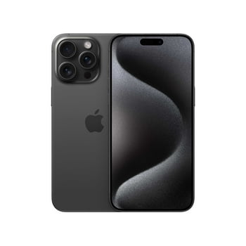 Restored Apple iPhone 15 Pro Max 256GB - Black Titanium (Factory Unlocked) (Refurbished)