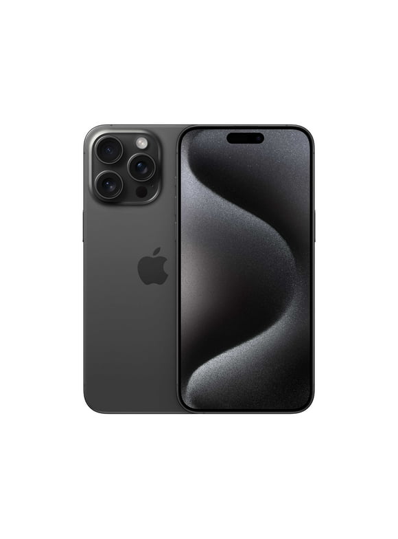 Restored Apple iPhone 15 Pro Max 256GB - Black Titanium (Factory Unlocked) (Refurbished)