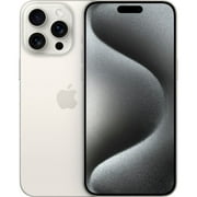 Restored Apple iPhone 15 Pro Max - Cricket Wireless - 512GB White Titanium