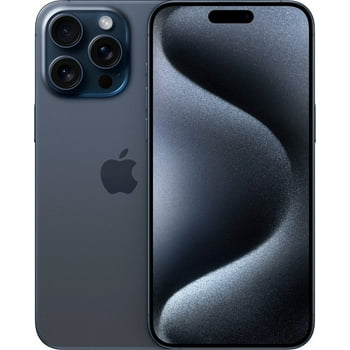 Restored Apple iPhone 15 Pro Max Unlocked 512GB Blue Titanium (Refurbished)