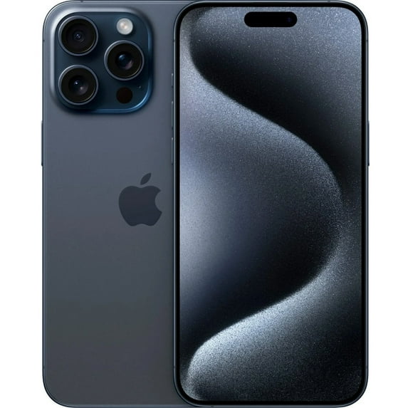 Pre-Owned Restored Apple iPhone 15 Pro Max - Fully Unlocked - 256 GB Blue Titanium ( ished)