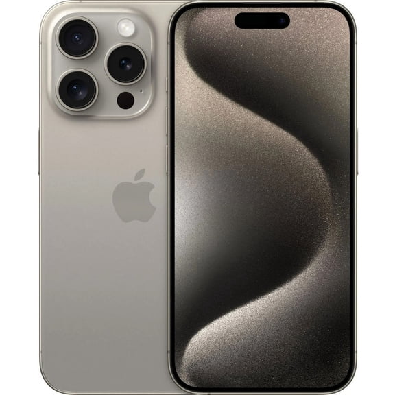 Pre-Owned Apple iPhone 15 Pro Max (ished) - Unlocked - 512GB Natural Titanium