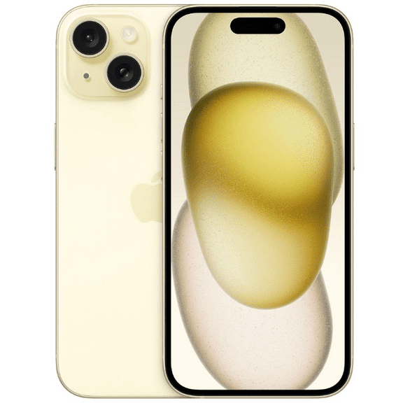 Restored Apple iPhone 15 Verizon Locked 128GB Yellow Excellent Condition (Refurbished)