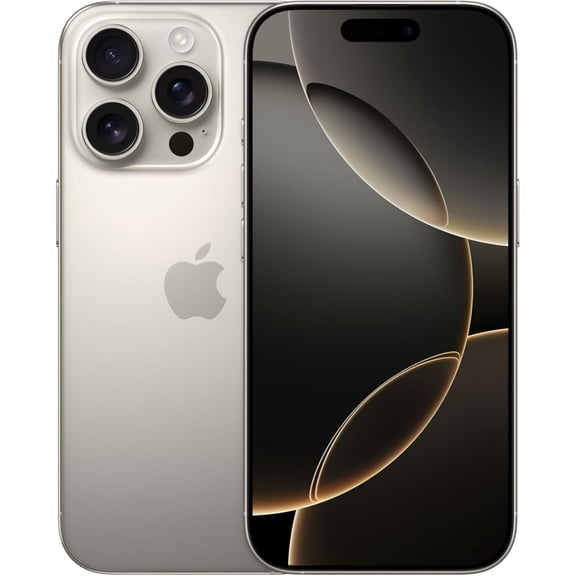 Restored Apple iPhone 16 Pro Max - Carrier Unlocked - 256 GB Natural Titanium (Refurbished)