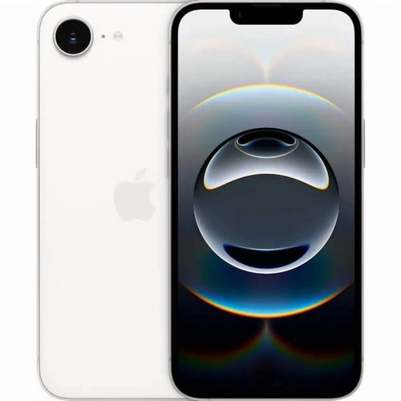 Restored Apple iPhone 16e A3212 AT&T Only 256GB White