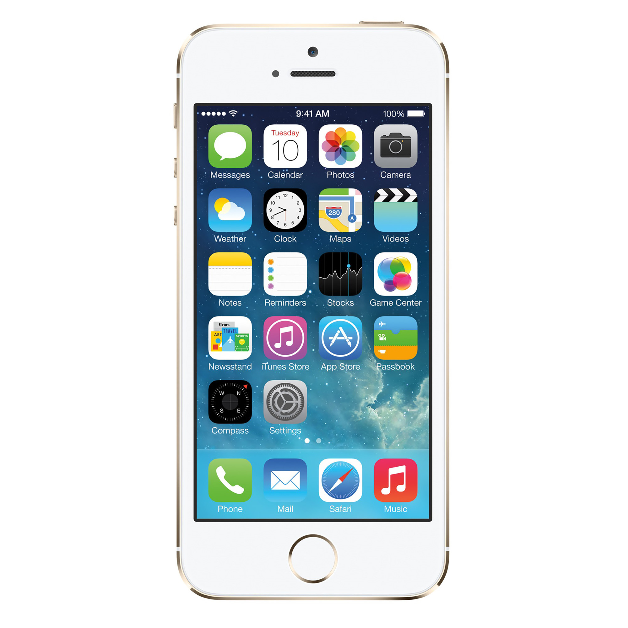 Restored Apple iPhone 5S 16GB, Gold - Locked AT&T (Refurbished) - image 1 of 3