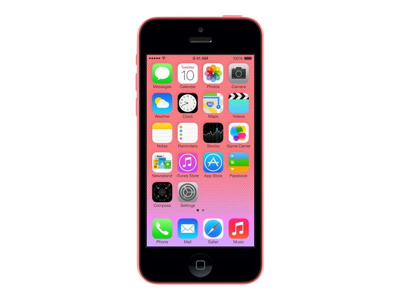Restored Apple iPhone 5c 8GB, Pink - Unlocked (Refurbished) - image 1 of 8