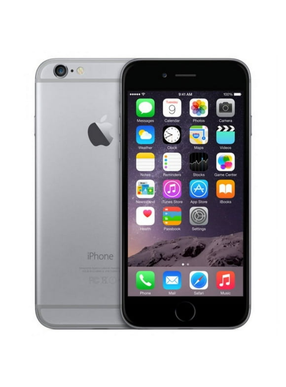 Restored Apple iPhone 6 16GB Space Gray LTE Cellular AT&T 3A021LL/A (Refurbished)