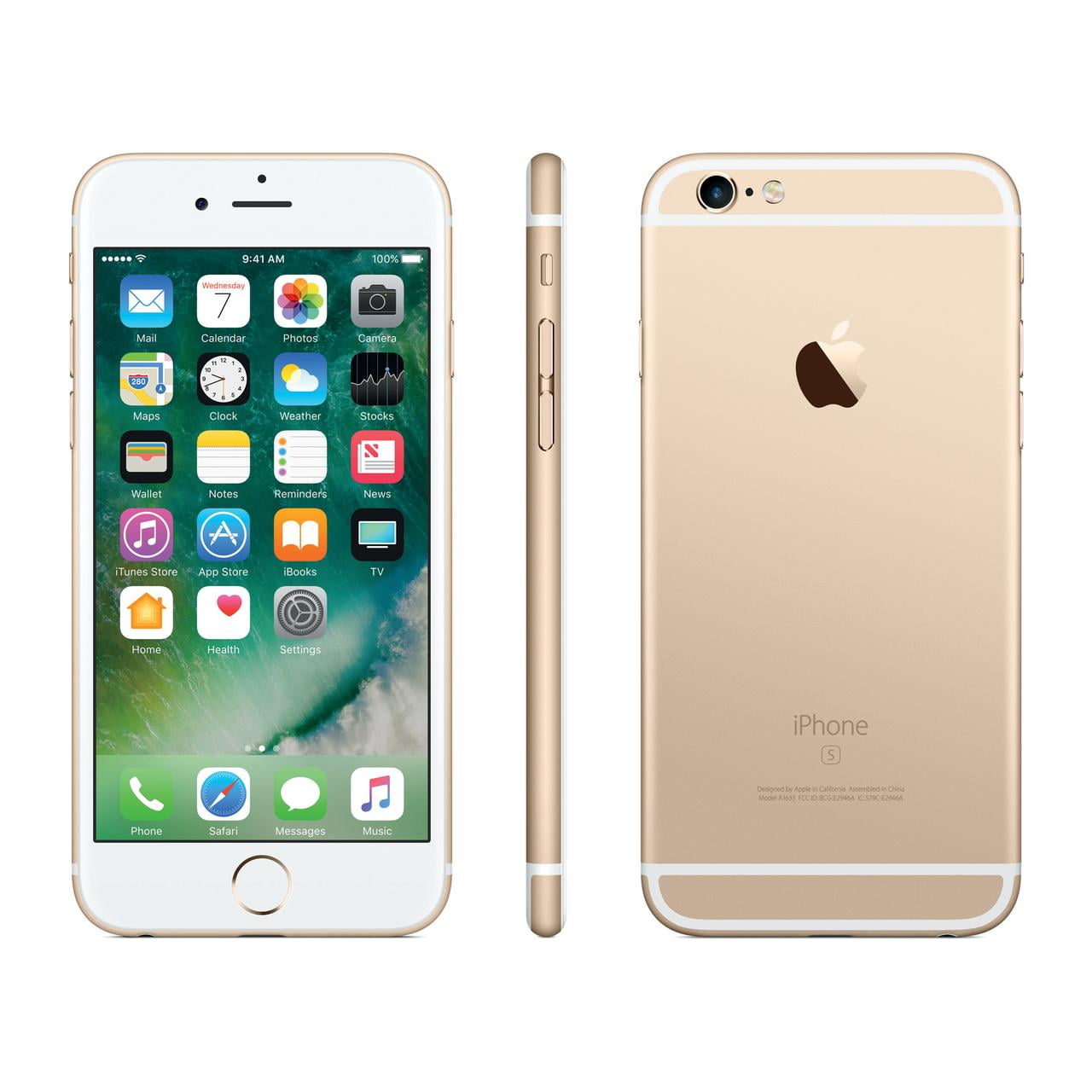 Restored Apple iPhone 6 32GB Gold LTE Cellular Straight Talk