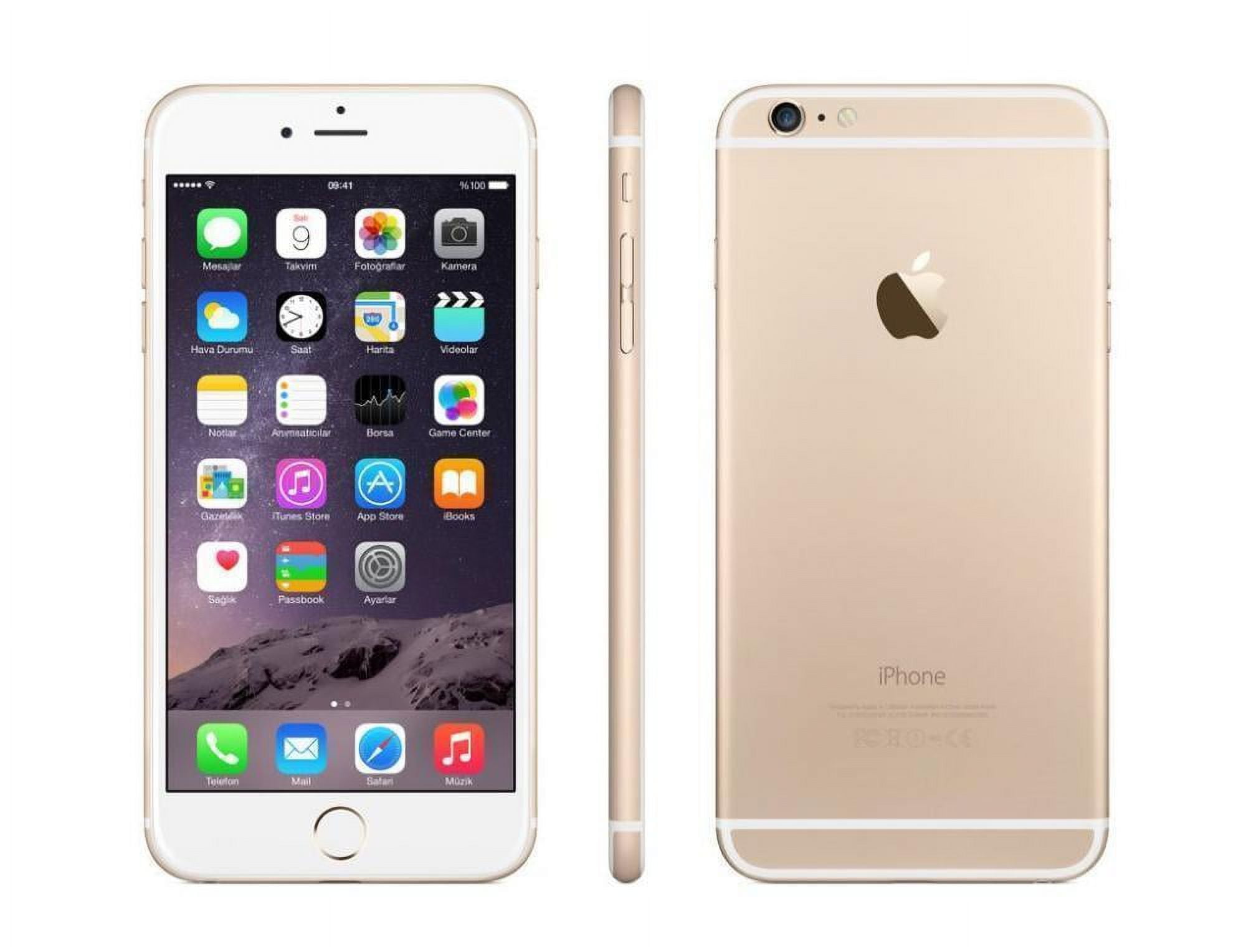 Restored Apple iPhone 6 Plus 16GB, Gold - Unlocked CDMA / GSM
