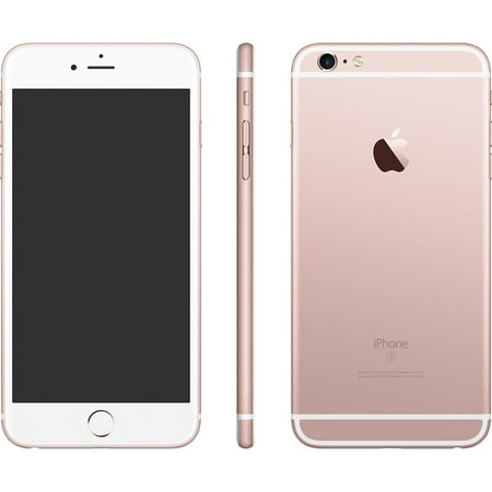 Restored Apple iPhone 6S Plus 16GB, Rose Gold - Locked AT&T (Refurbished)