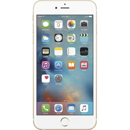 Restored Apple iPhone 6S Plus 64GB, Gold - Locked AT&T (Refurbished)