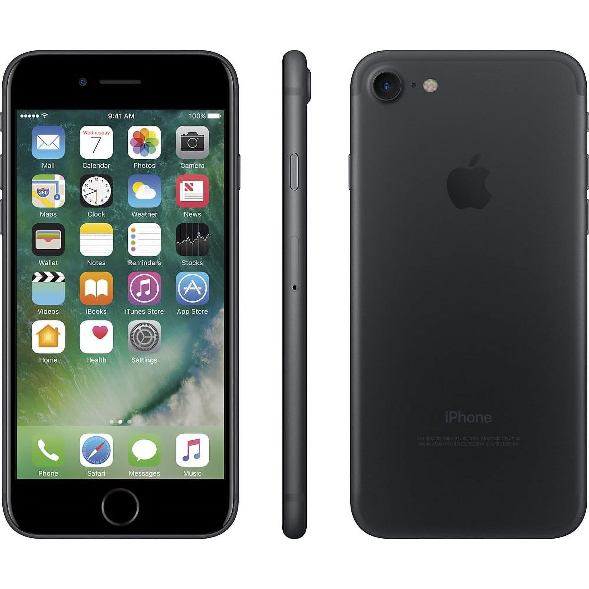 Restored Apple iPhone 7 128GB, Black - Unlocked GSM (Refurbished)