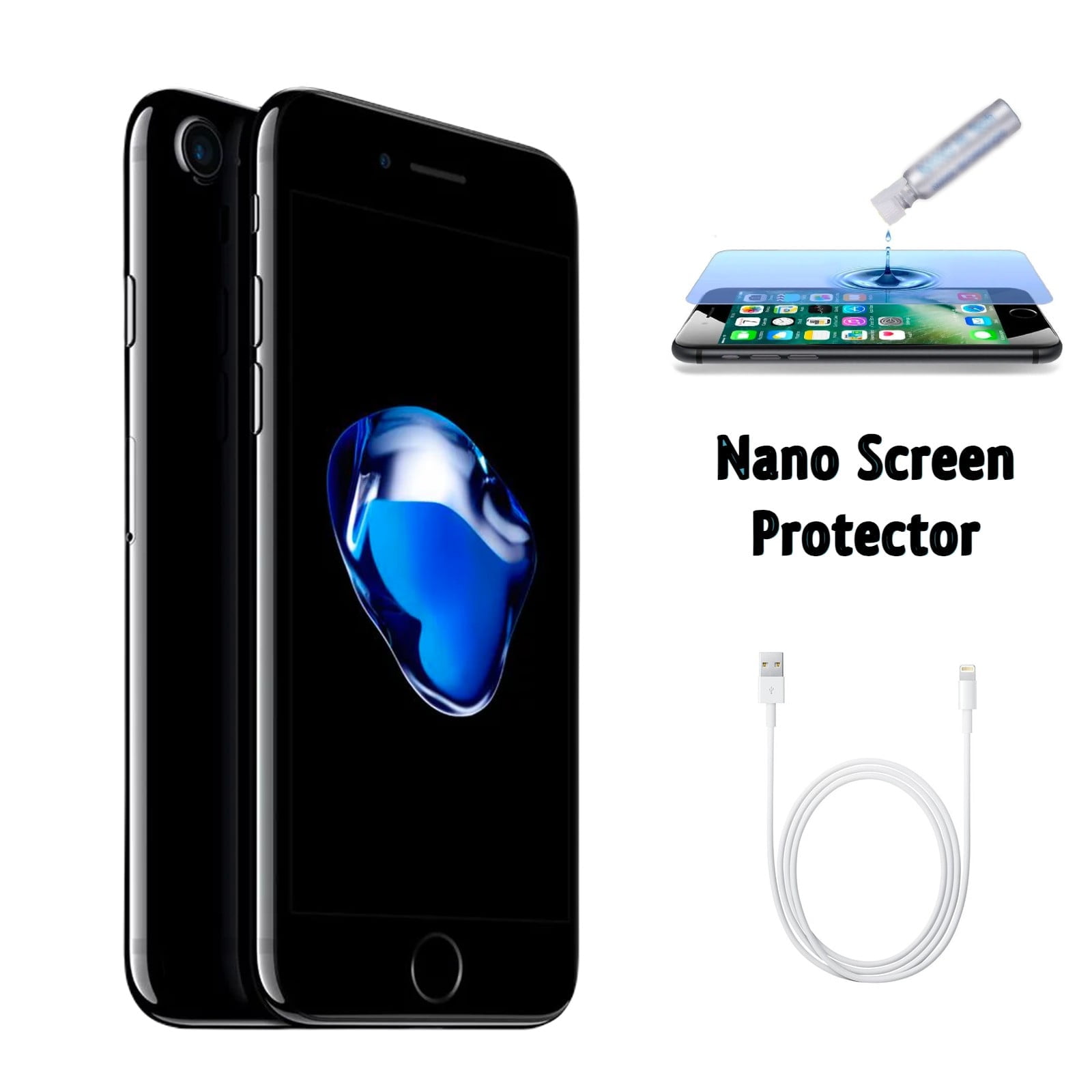 iPhone - 【バッテリー100％】iPhone 7 Jet Black 128 GB Apple iPhone 7, 128 GB, 4.7 Inch, Jet Black