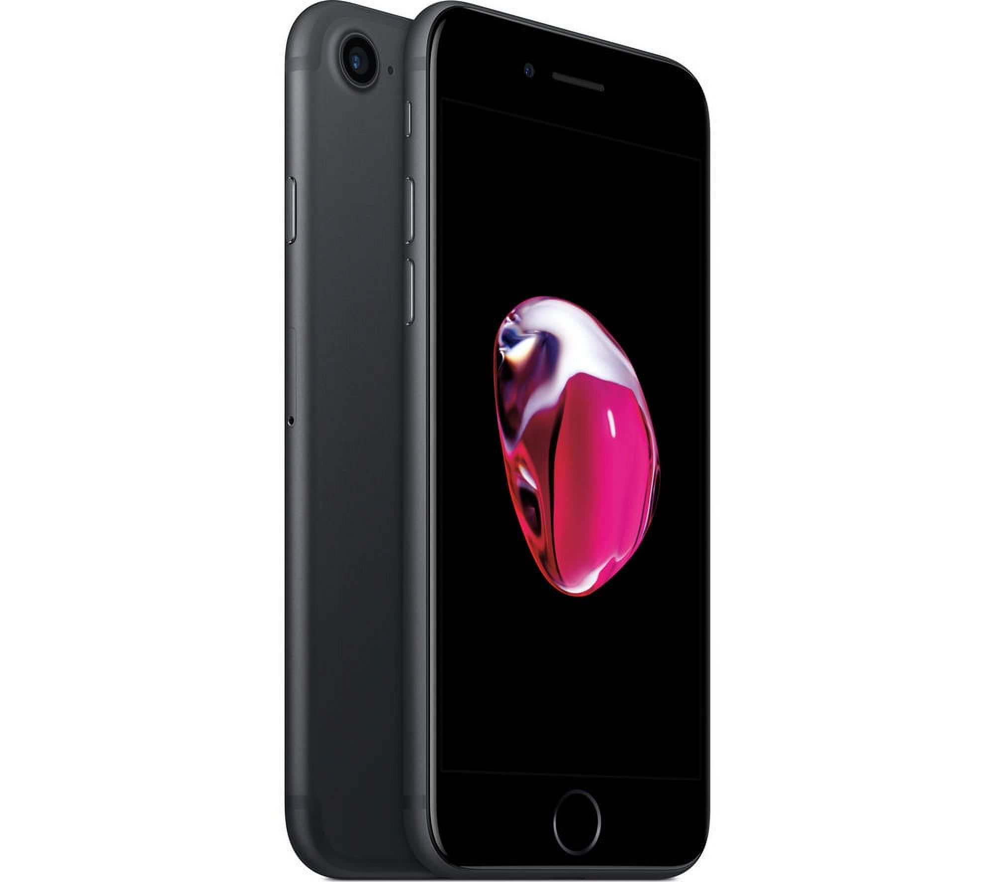 Restored Apple iPhone 7 Cellphone, 32GB,Black Matte, Unlocked (Refurbished) - image 1 of 2