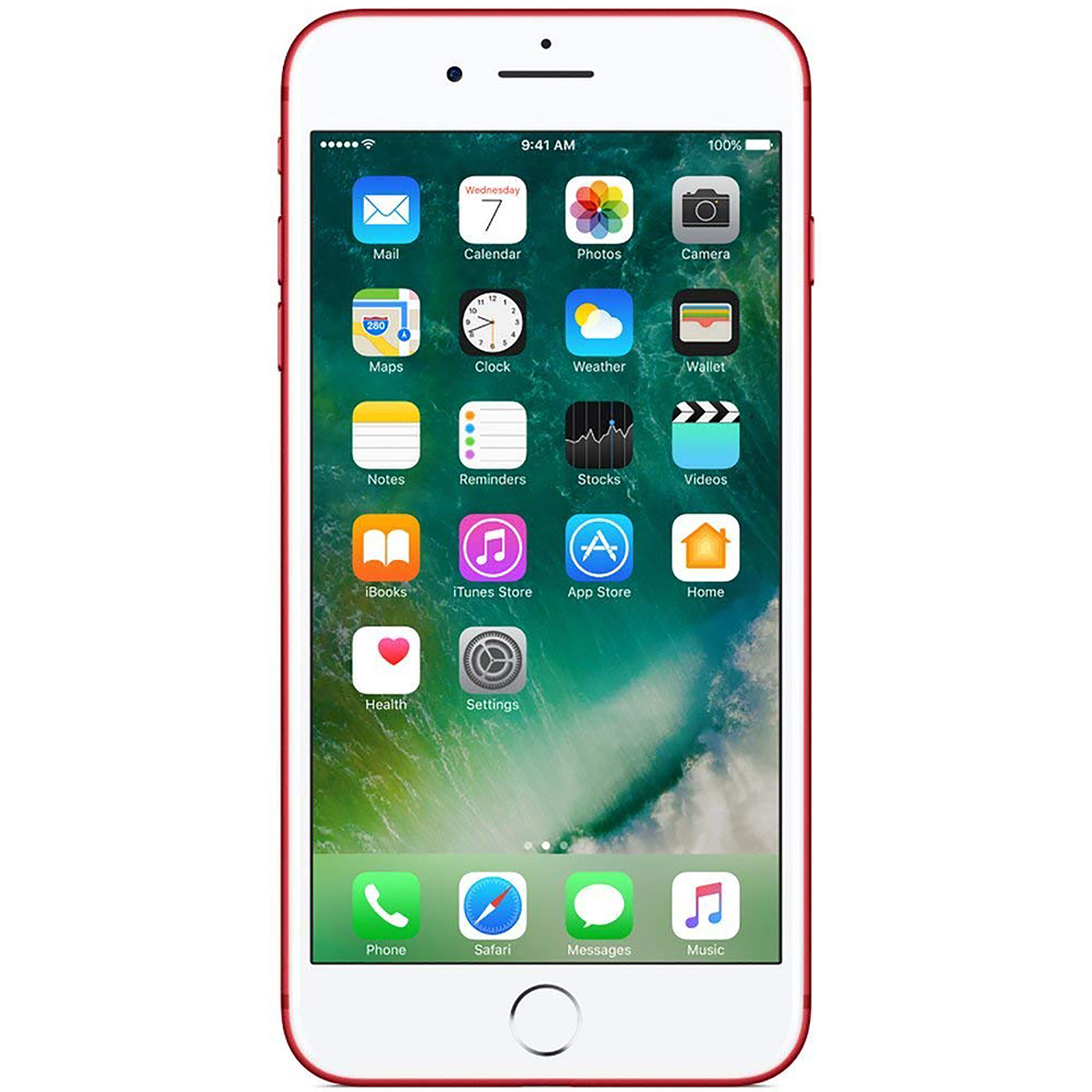 Restored Apple iPhone 7 PLUS 256GB Unlocked (GSM, not CDMA), RED (Refurbished) - image 1 of 4