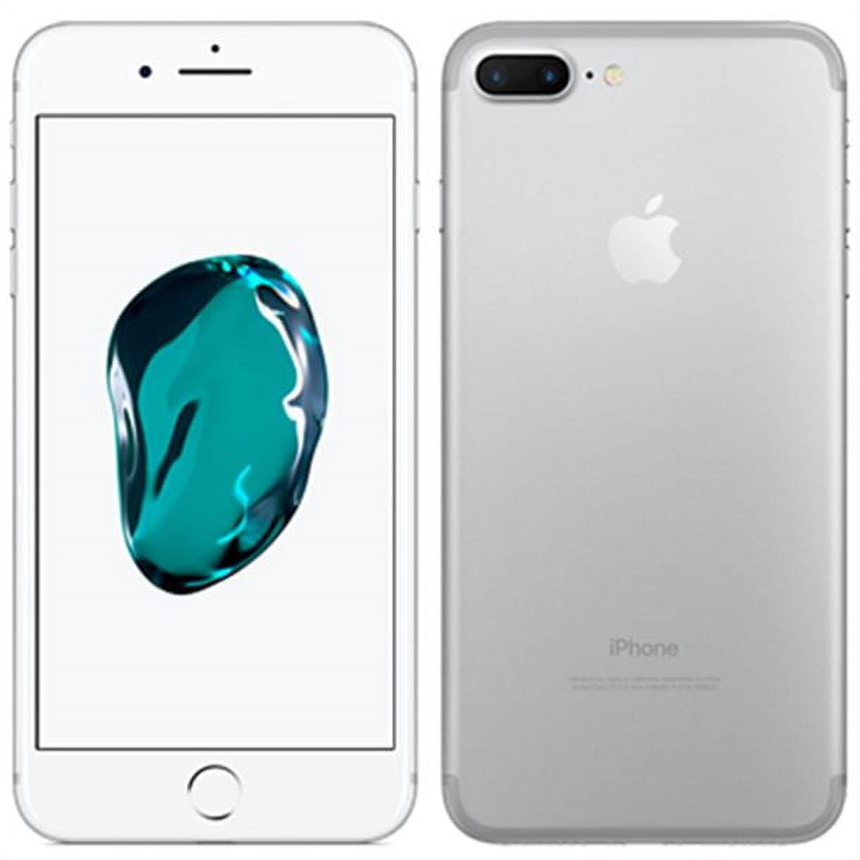 Restored Apple iPhone 7 Plus 128GB Silver Fully Unlocked (Verizon + AT&T +  T-Mobile) Smartphone (Refurbished)