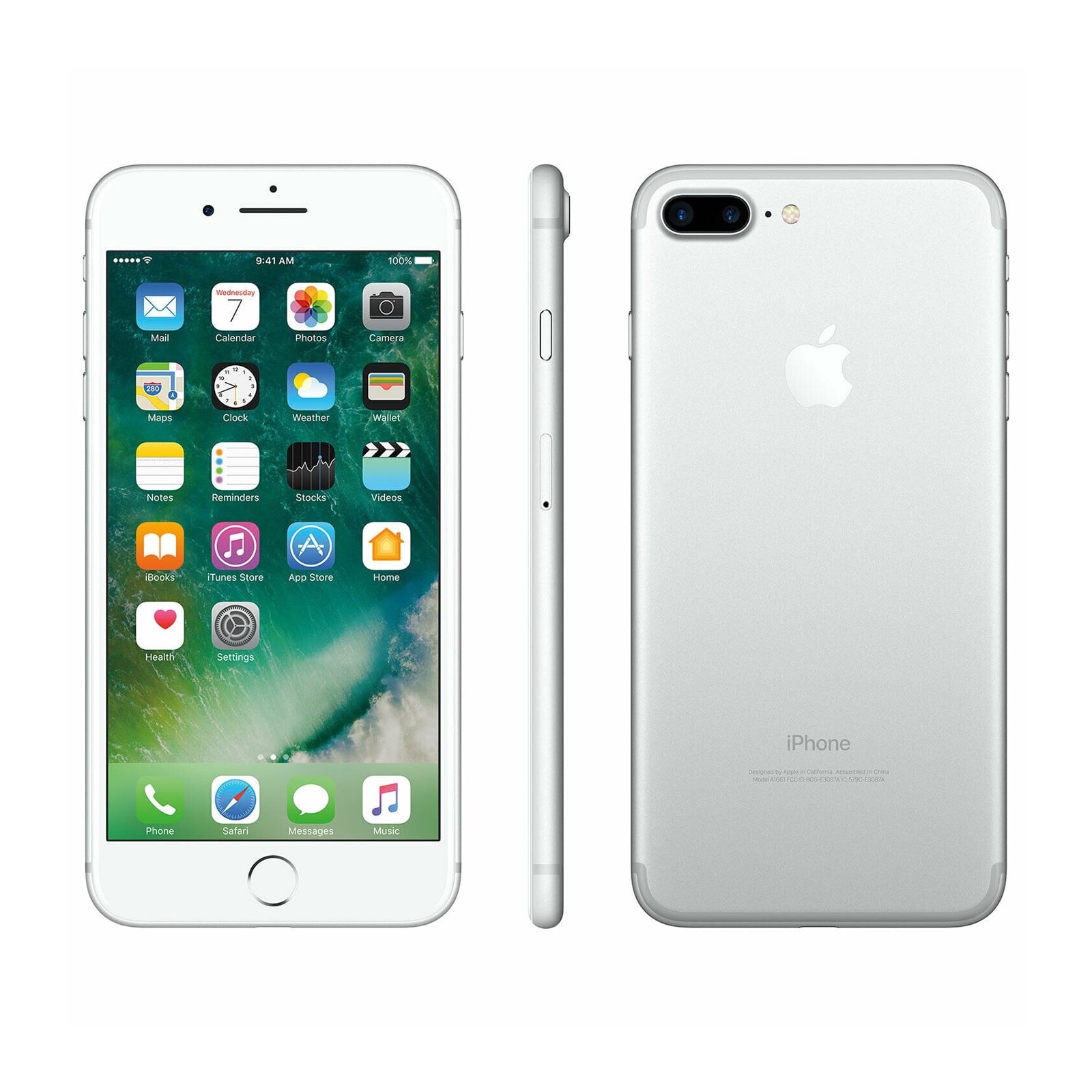 Restored Apple iPhone 7 Plus 256GB, Silver - Unlocked GSM (Refurbished)