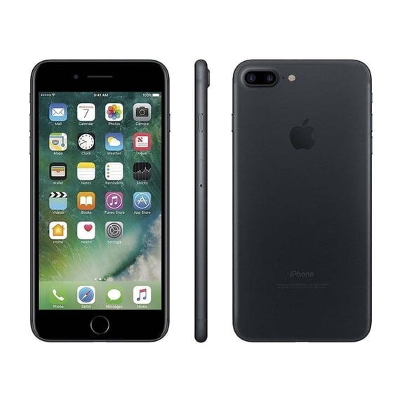 Restored No Plan-Unlocked Device Apple iPhone 7 Plus Cell Phone 32GB Verizon GSM T-Mobile AT&T 4G LTE Jet Black