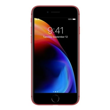 AT&T Apple iPhone 8 256GB (Locked), Red, (Restored: Like New)