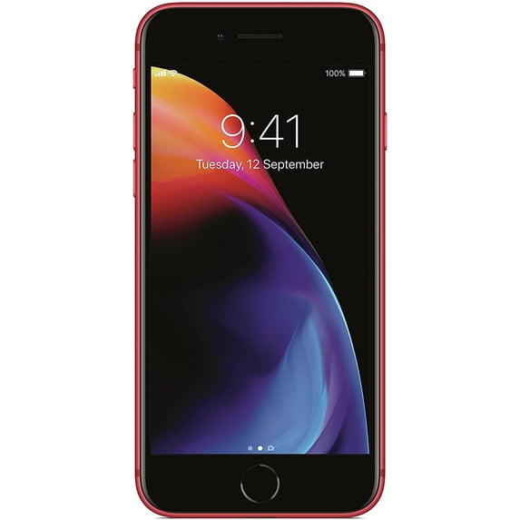 Restored Apple iPhone 8 - AT&T - 256GB Red (Refurbished)