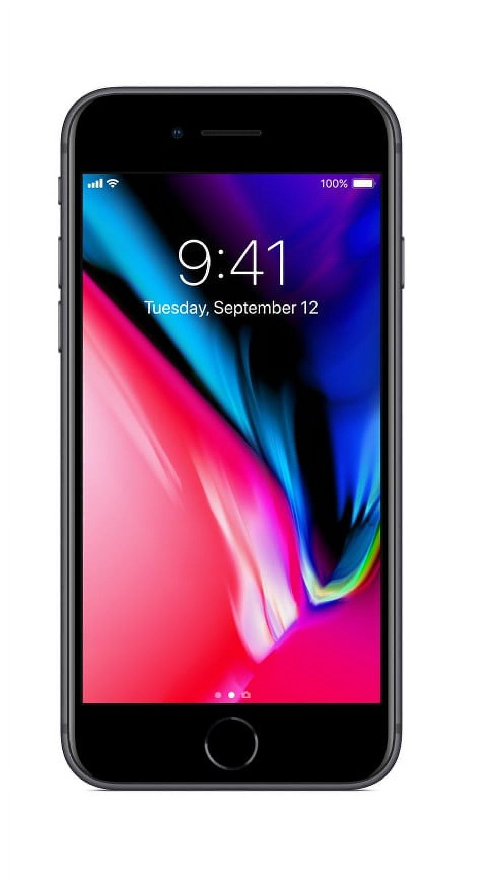 Restored Apple iPhone 8 256GB, Space Gray - Unlocked LTE (Refurbished)