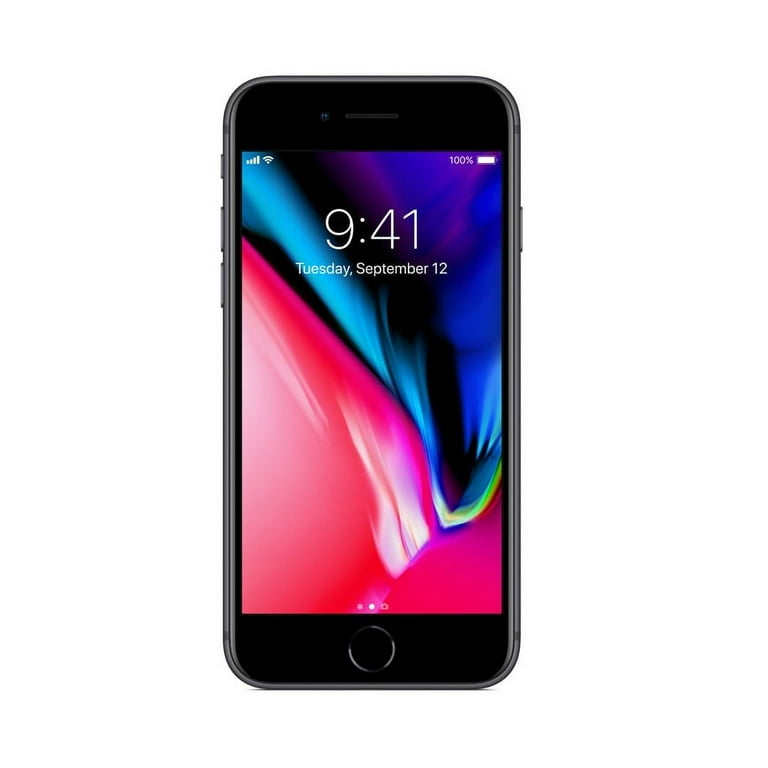 Restored Apple iPhone 8 64GB, Black - Unlocked (Refurbished)