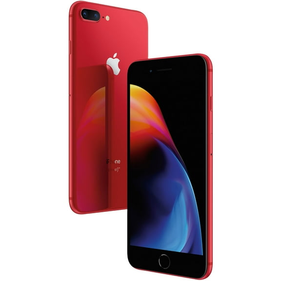 Restored Apple iPhone 8 Plus - Fully Unlocked - 256 GB Red (Refurbished)