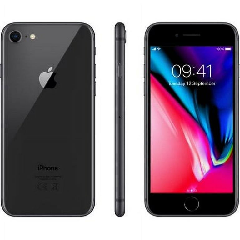 Restored Apple iPhone 8 - Fully Unlocked - 64 GB Space Gray (Refurbished)