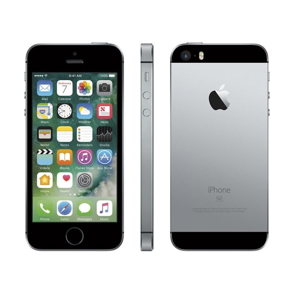 Restored Apple iPhone SE - Factory Unlocked AT&T/T-Mobile - 16GB - Space Gray (Refurbished)