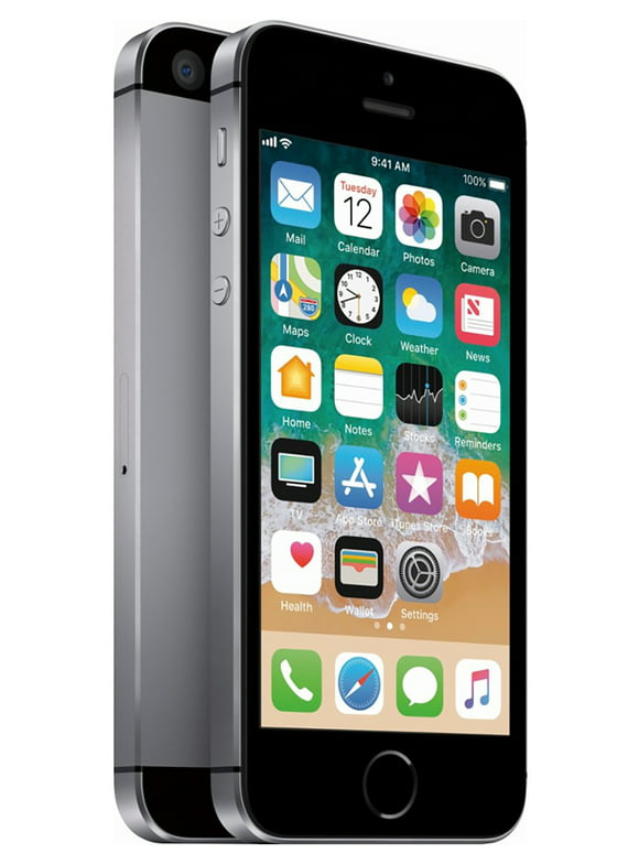 Restored Apple iPhone SE 16GB, Space Gray - Unlocked LTE (Refurbished)