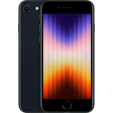 Restored Apple iPhone SE 3 64GB Midnight LTE Cellular 3K420LL/A (Refurbished)