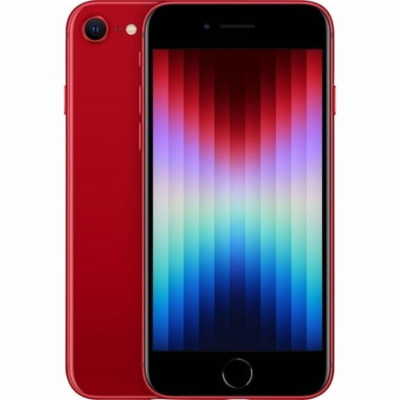 Restored Apple iPhone SE 3 A2595 AT&T Only 64GB Red
