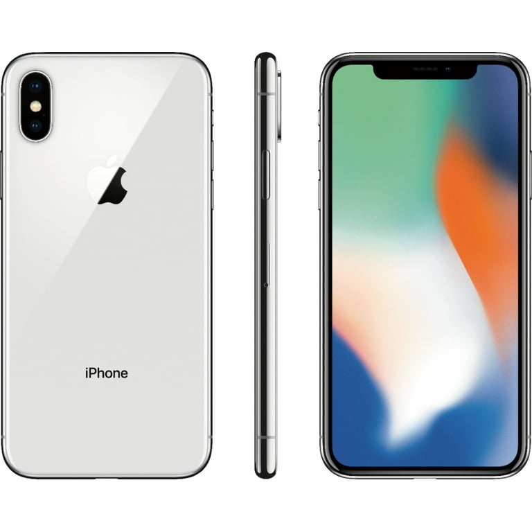 Restored Apple iPhone X 256GB Silver GSM Unlocked Smartphone (Refurbished)