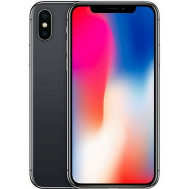 Restored Apple iPhone X - Fully Unlocked - 256 GB Space Gray (Refurbished)