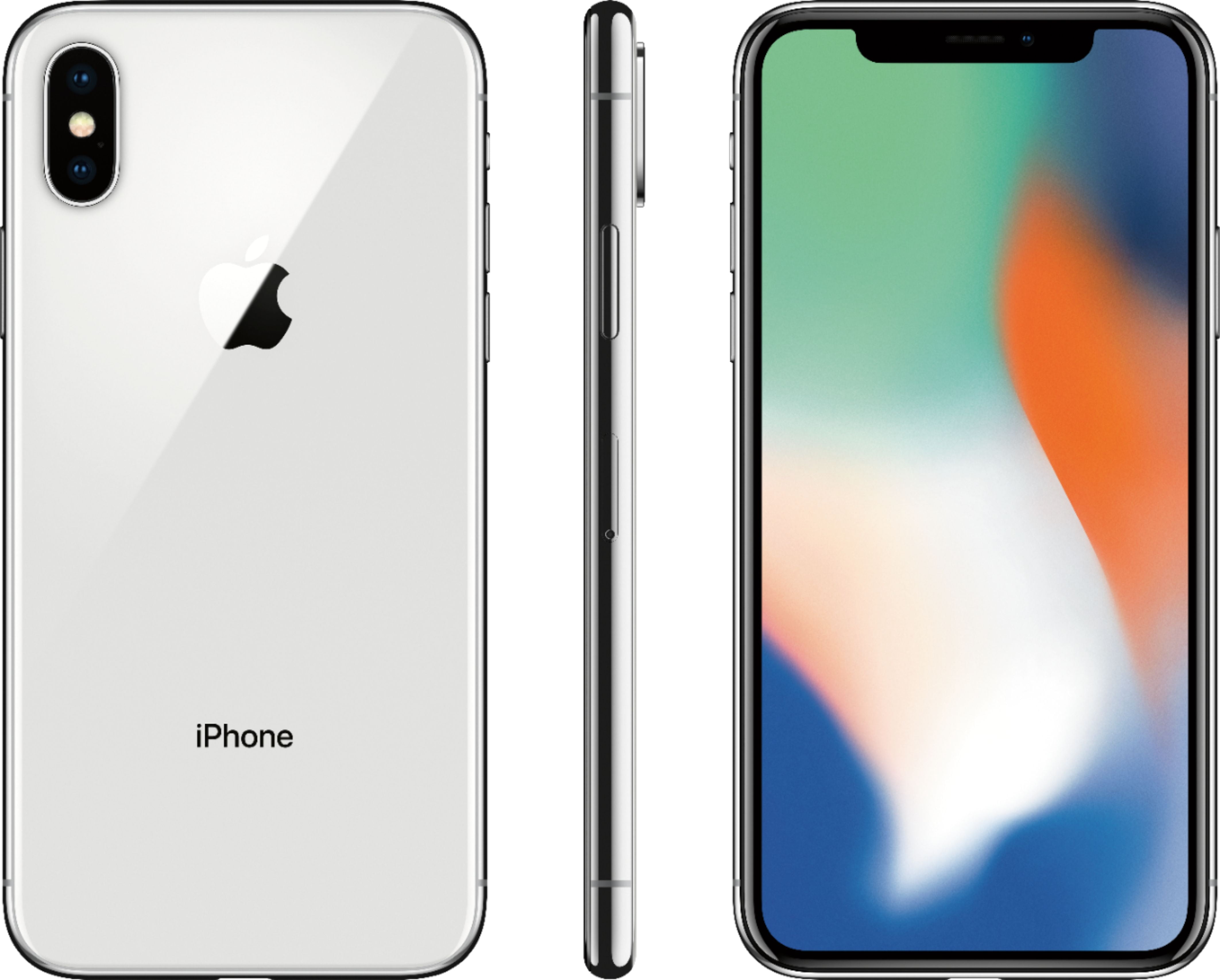 Restored Apple iPhone X 64GB Silver GSM Unlocked Smartphone (Refurbished)