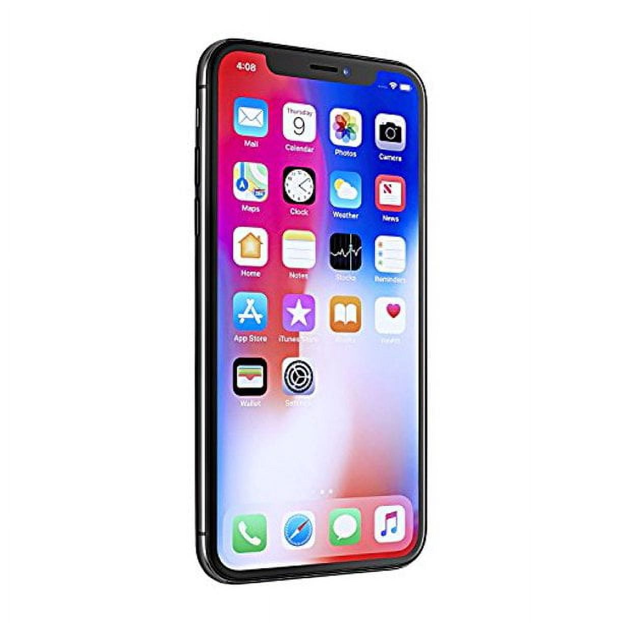 Restored Apple iPhone X 64GB Space Gray GSM Unlocked (AT&T + T-Mobile)  Smartphone (Refurbished)