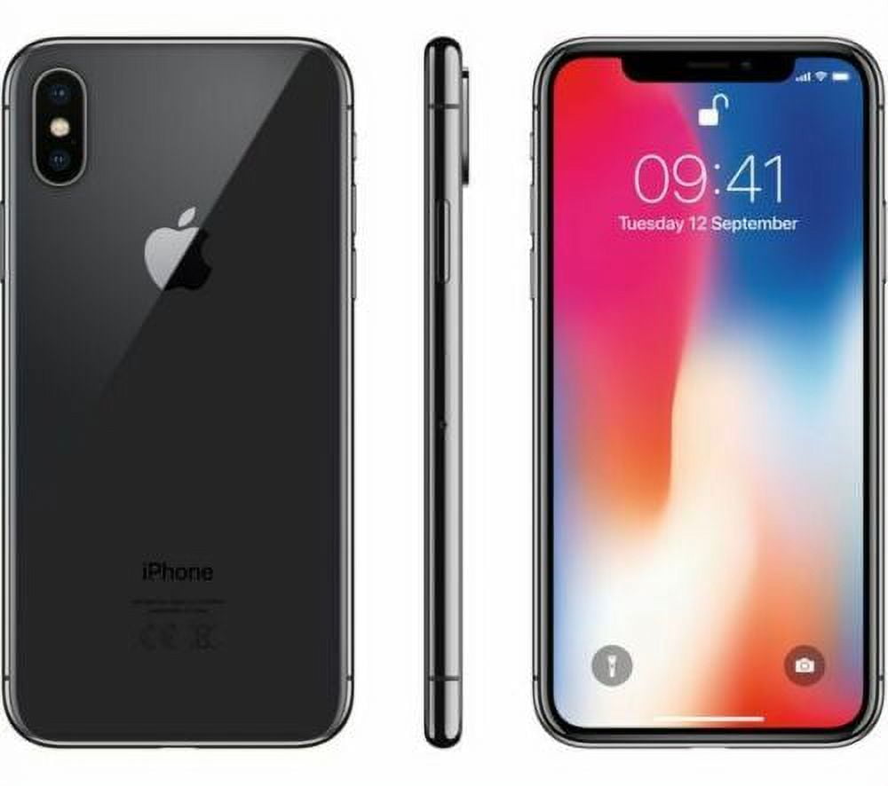 Restored Apple iPhone X - Smartphone - 4G LTE Advanced - 64 GB