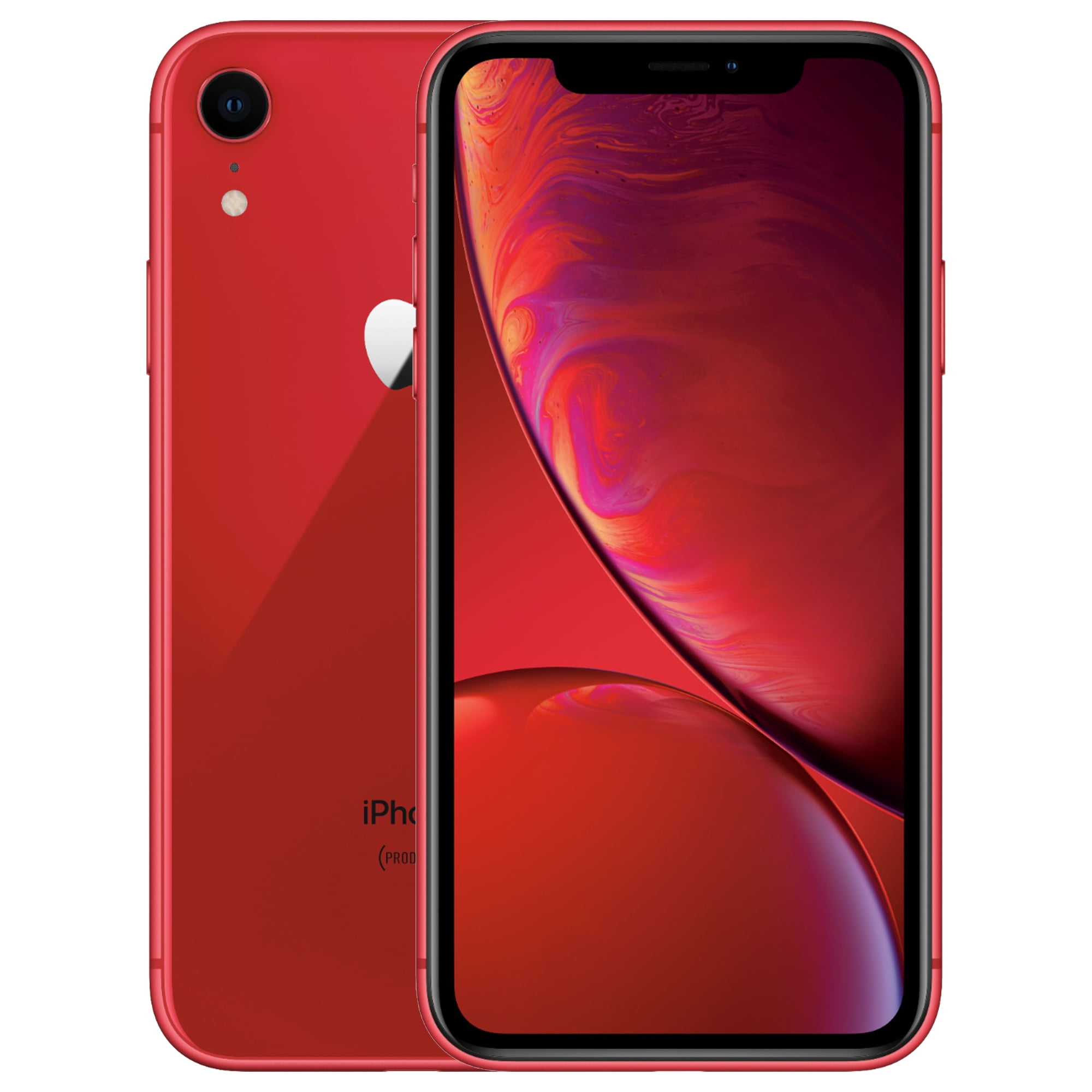 Restored Apple iPhone XR, 128 GB, Red - Fully Unlocked - GSM and CDMA  compatible (Refurbished)