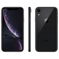 Restored Apple iPhone XR - Fully Unlocked - 128 GB Black (Refurbished)