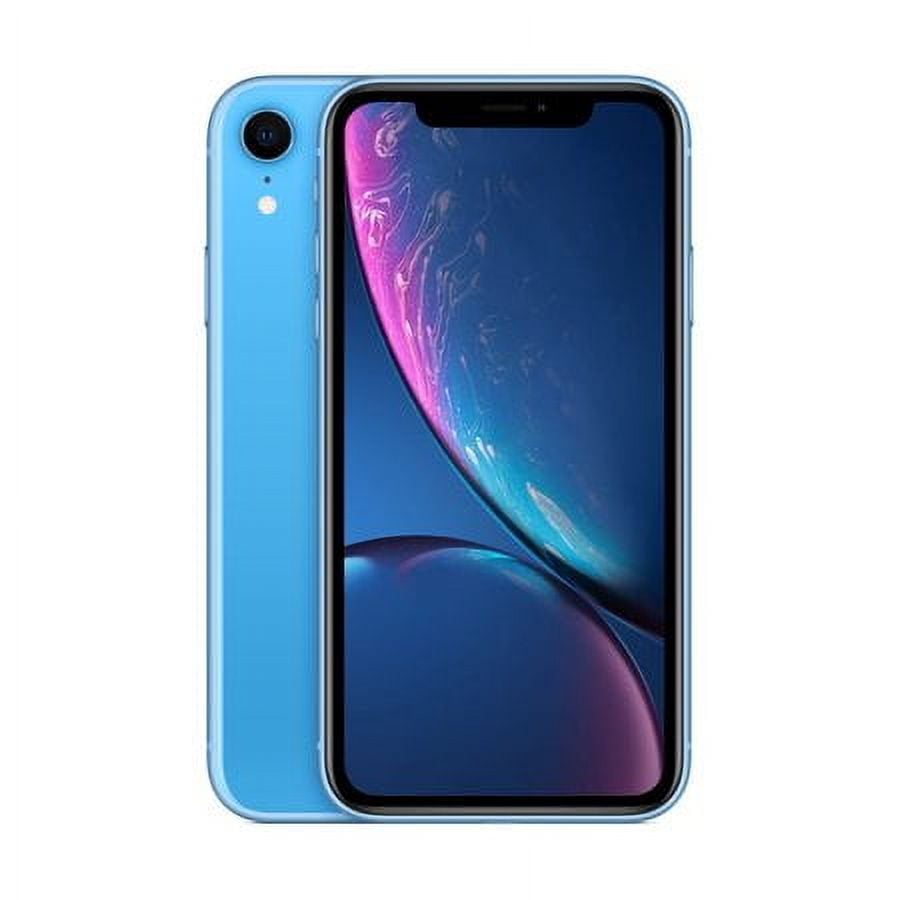 Restored Apple iPhone XR 128GB Blue Fully Unlocked (No Face ID