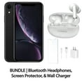 Restored Apple iPhone XR 256GB Black Fully Unlocked Bundle Bluetooth