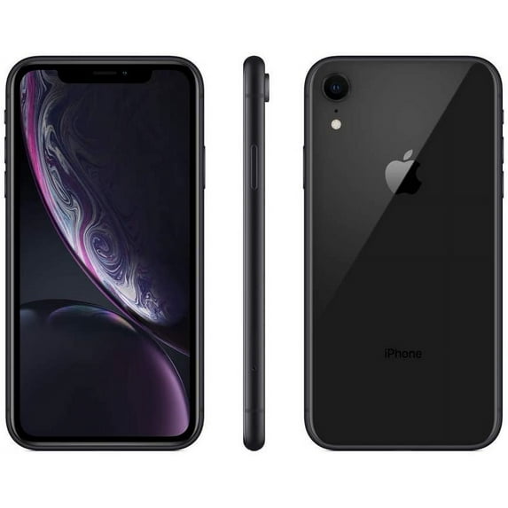 Restored Premium Apple iPhone XR - Fully Unlocked - 64 GB Black (Refurbished)