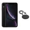 thumbnail image 1 of Restored Apple iPhone XR (Unlocked) 64GB Black (A1984) Bundle with Wireless Charger (Refurbished), 1 of 6